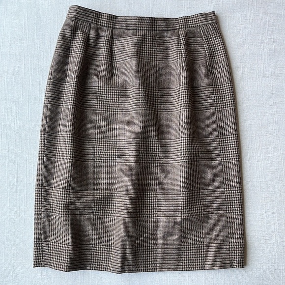 Celine Women’s Brown Dark Academia Skirt - Picture 2 of 7